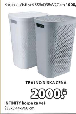 INFINITY KORPA ZA VEŠ