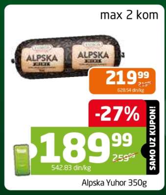 Alpska Yuhor 350g