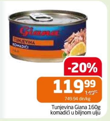 Tunjevina Giana 160g