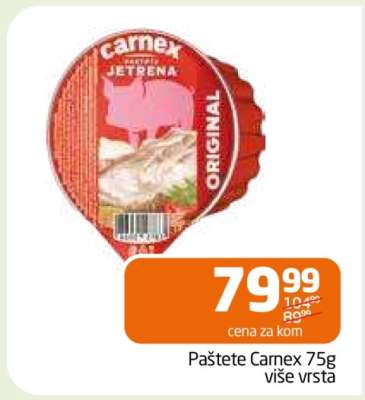 Paštete Carnex 75g