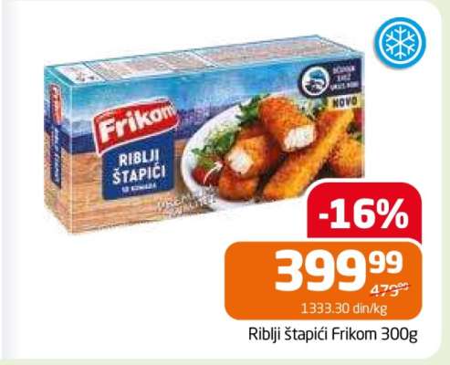 Riblji štapići Frikom 300g