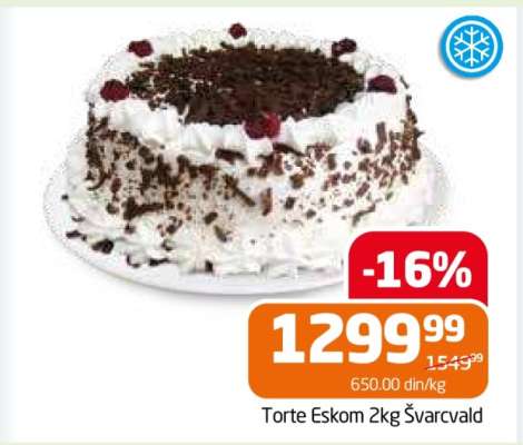 Torte Eskom 2kg Švarcvald