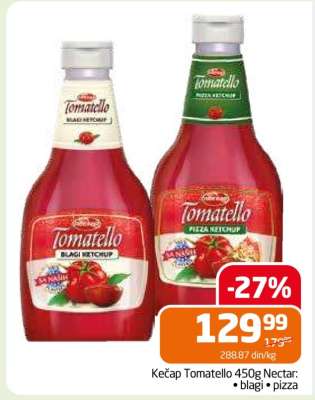 Kečap Tomatello 450g Nectar