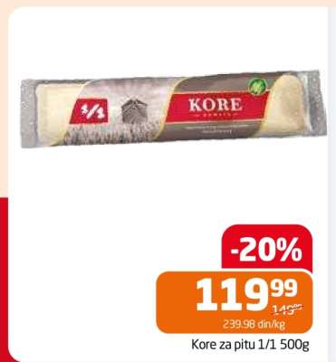 Kore za pitu 1/1 500g