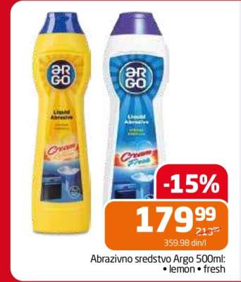 Abrazivno sredstvo Argo 500ml