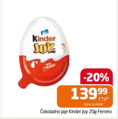 Čokoladno jaje Kinder Joy 20g Ferrero