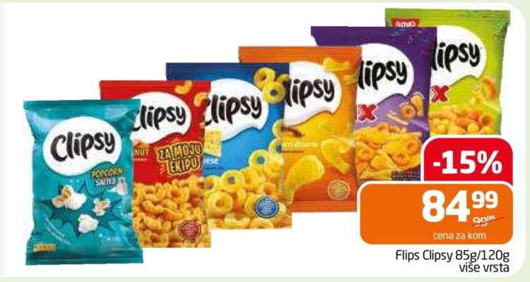 Flips Clipsy 85g/120g