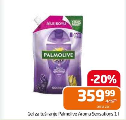 Gel za tuširanje Palmolive Aroma Sensations 1 l