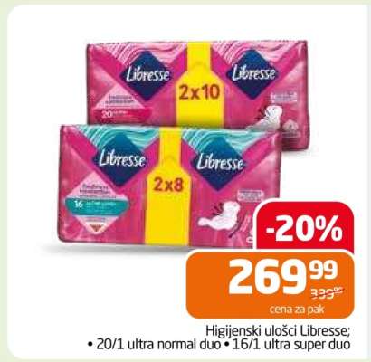 Higijenski ulošci Libresse