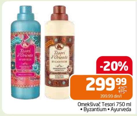 Omekšivač Tesori 750 ml