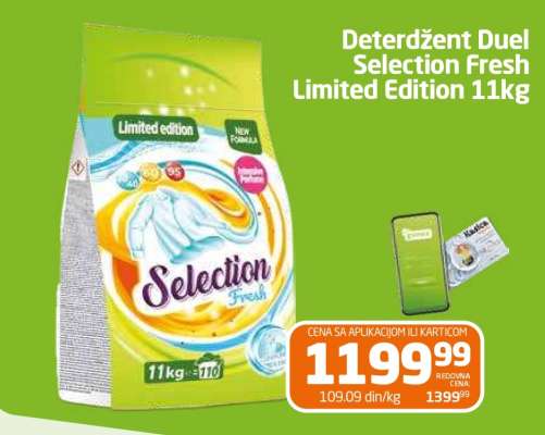 Deterdžent Duel Selection Fresh Limited Edition 11kg