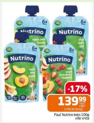 Pauč Nutrino keks 100g