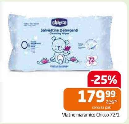 Vlažne maramice Chicco , 72/1