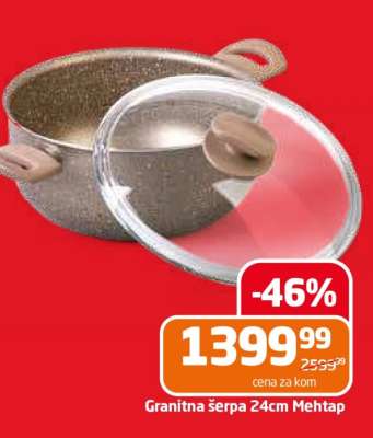 Granitna šerpa 24cm Mehtap