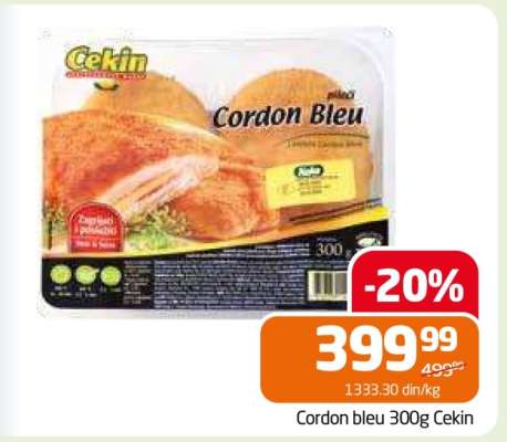 Cordon bleu 300g Cekin