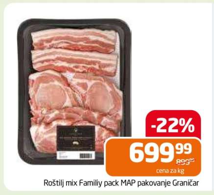 Roštilj mix Family pack MAP pakovanje Graničar