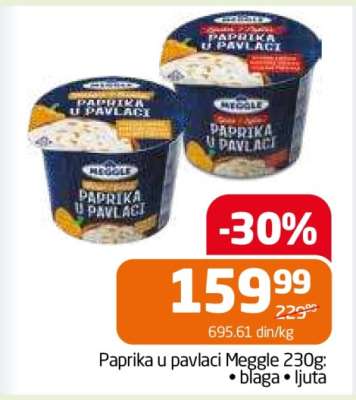 Paprika u pavlaci Meggle 230g