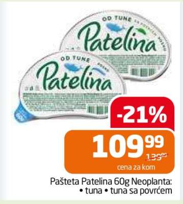 Pašteta Patéline 60g Neoplanta