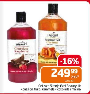 Gel za tuširanje Ezel Beauty 1l