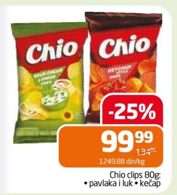 Chio clips 80g