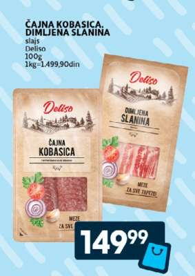 ČAJNA KOBASICA, DIMLJENA SLANINA