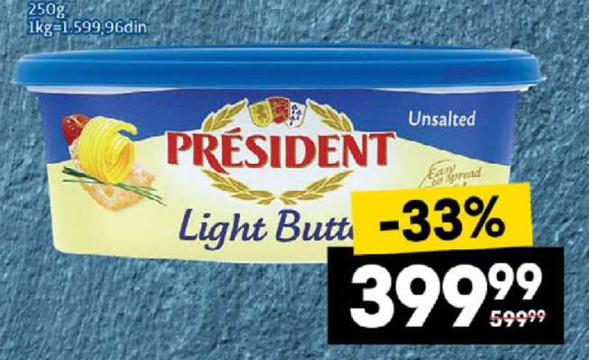 President Light Butter