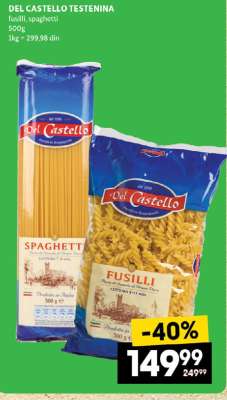 DEL CASTELLO TESTENINA