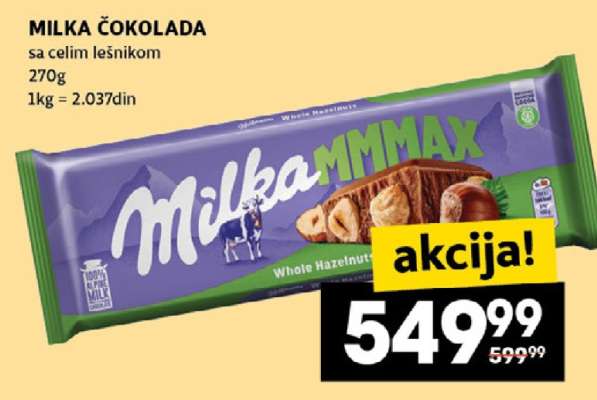 MILKA ČOKOLADA