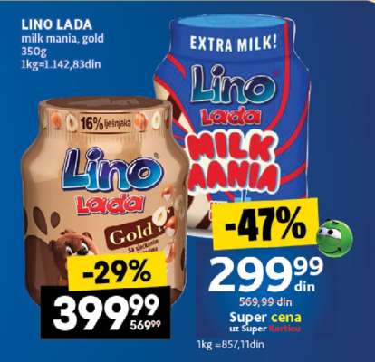 LINO LADA milk mania, gold