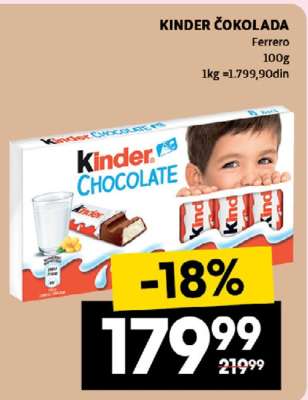Kinder Čokolada