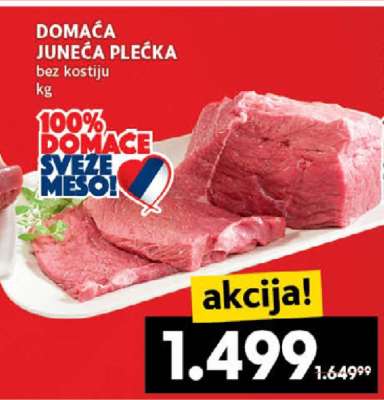 DOMAĆA JUNEĆA PLEĆKA