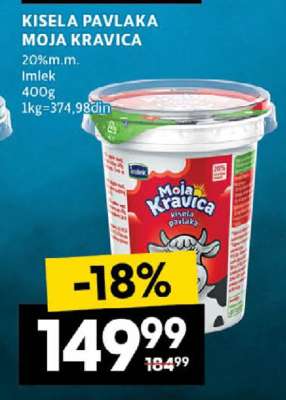 Kisela pavlaka Moja kravica