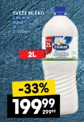 sveže mleko