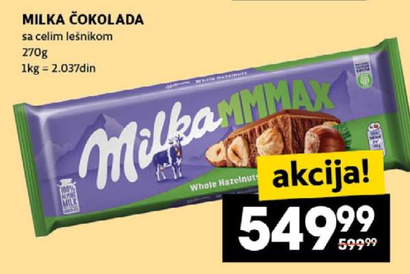 MILKA ČOKOLADA