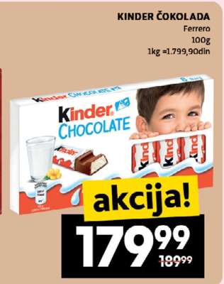 Kinder Čokolada