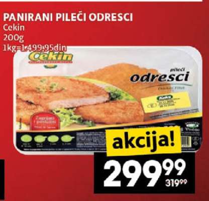 Panirani pileći odresci