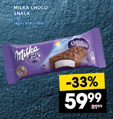 MILKA CHOCO SNACK