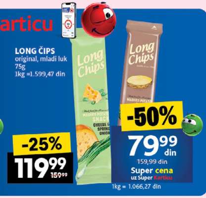 LONG ČIPS