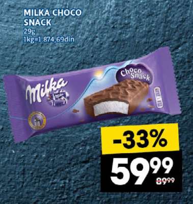 MILKA CHOCO SNACK
