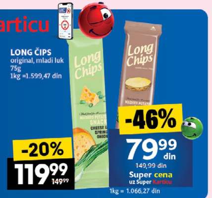 LONG ČIPS