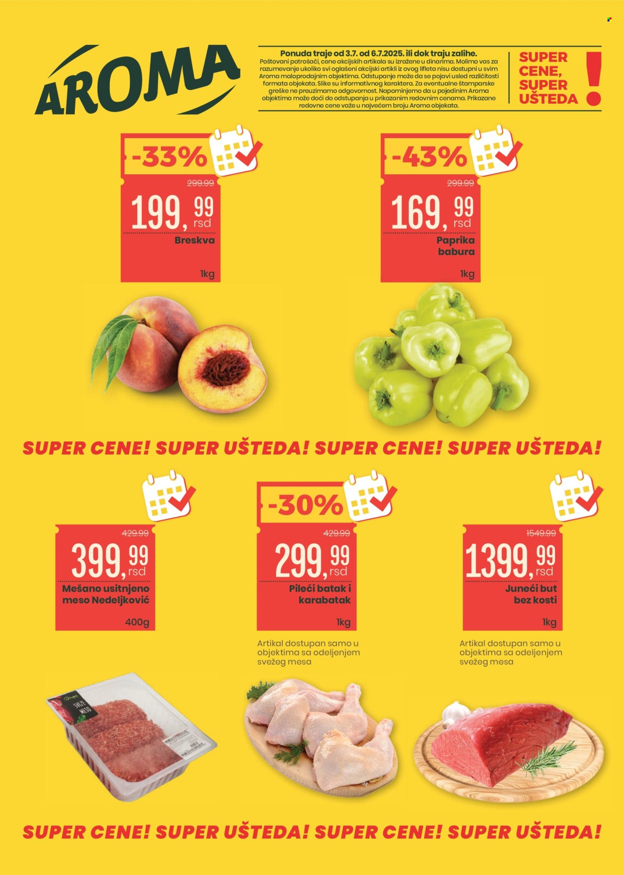 Aroma Market katalog - 03.07.2025 - 06.07.2025. Stranica 1