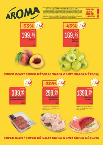 Aroma Market katalog - 03.07.2025 - 06.07.2025.