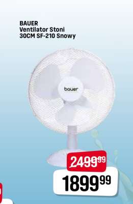BAUER Ventilator Stoni 30CM SF-210 Snowy
