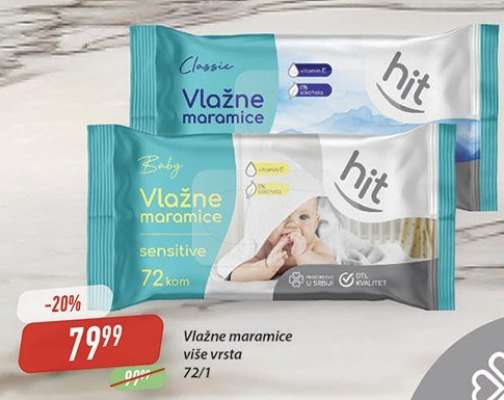 VLAŽNE MARAMICE