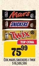 Čokolády Mars, Snickers, Twix