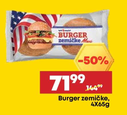 Burger žemličke