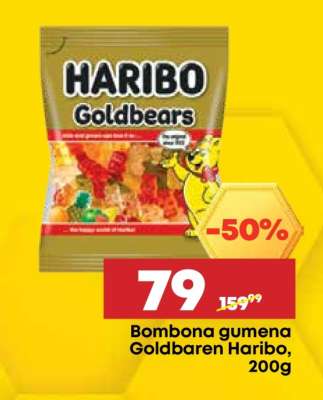 Bombona gumena Goldbaren Haribo
