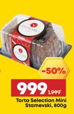 Torta Selection Mini Stamevski 800g