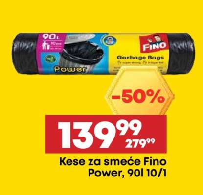 Kese za smeće Fino Power, 90l 10/1