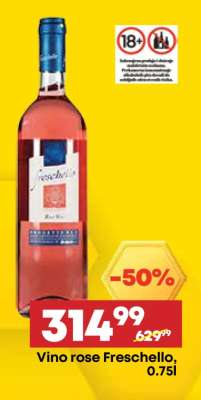Vino rose Freschello, 0.75l